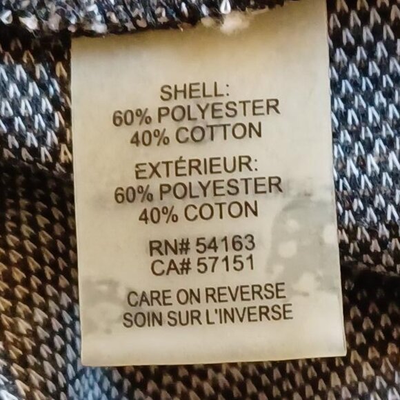 EUC Ivanka Trump Black and White Tweed Peplum Top Size Large - Picture 8 of 9